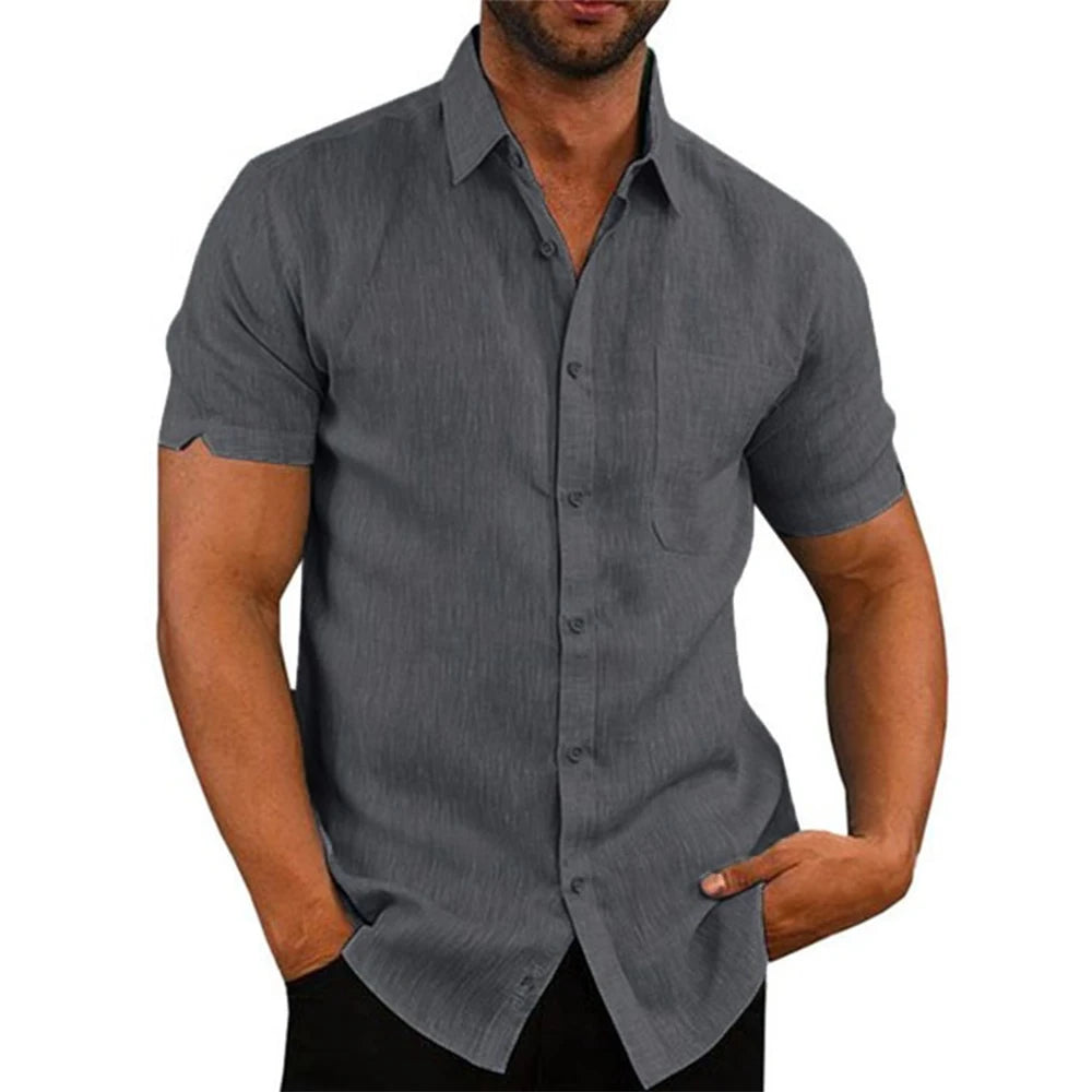 The Classic Linen Button-Down