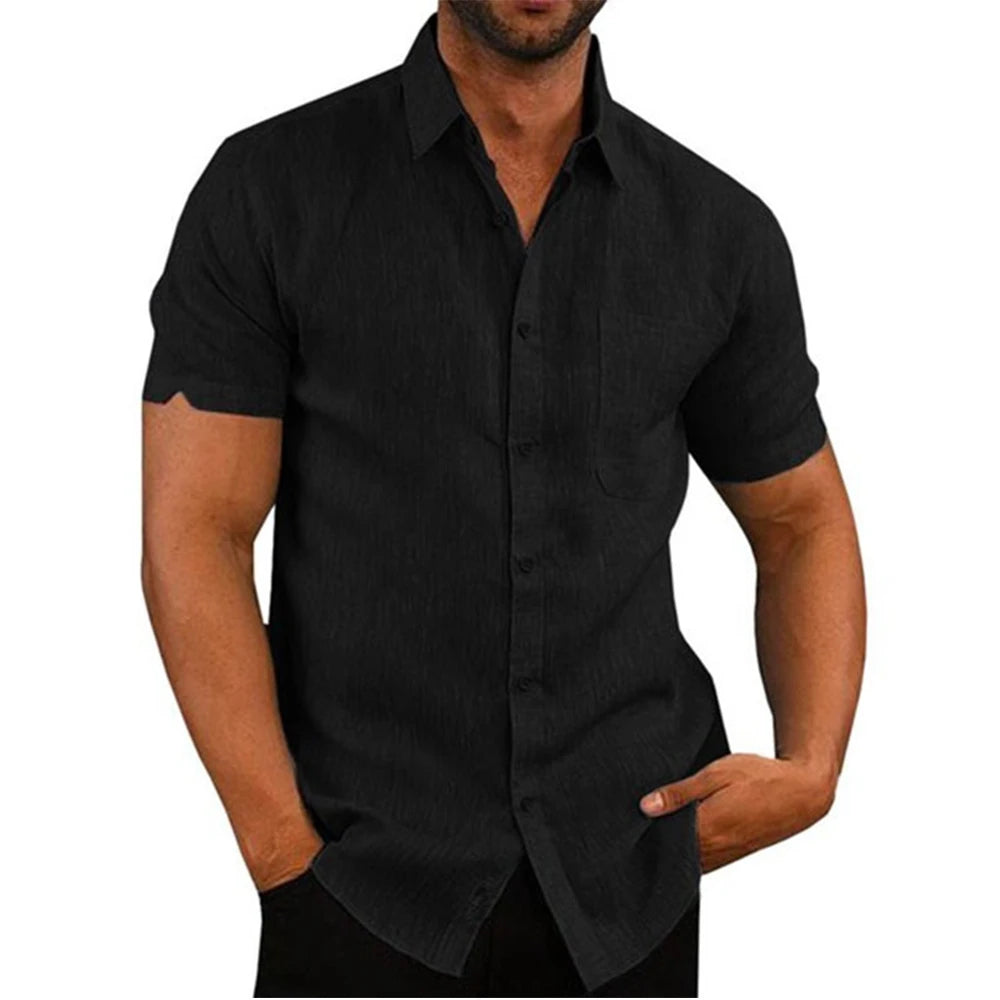 The Classic Linen Button-Down