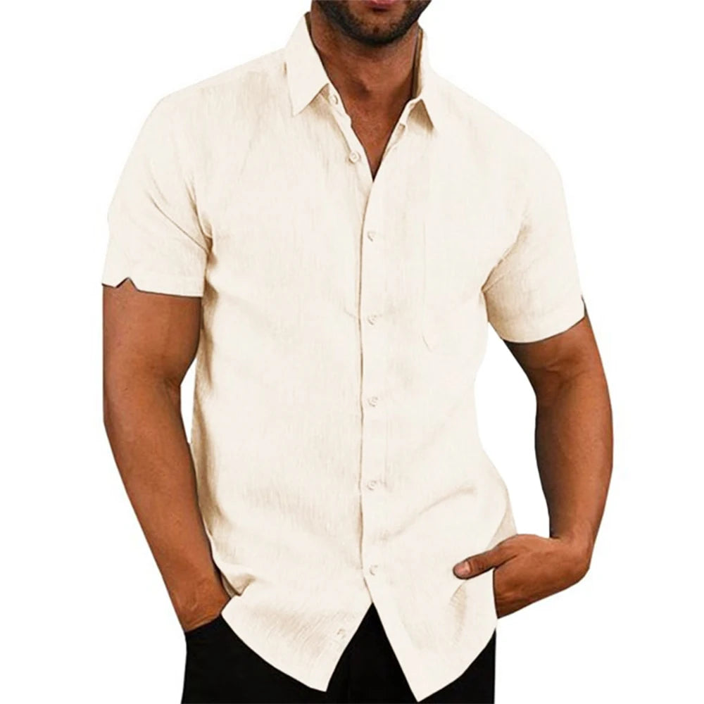 The Classic Linen Button-Down