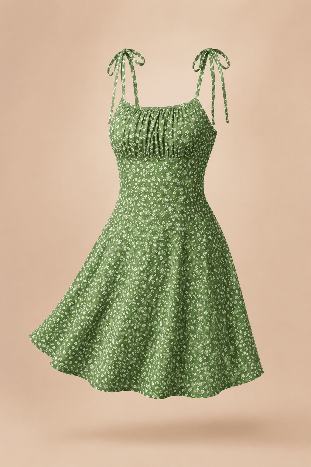 Tropical Print Beach Dress