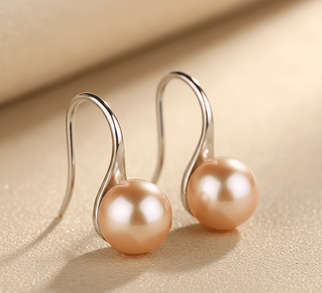 Black Freshwater Pearl Studs