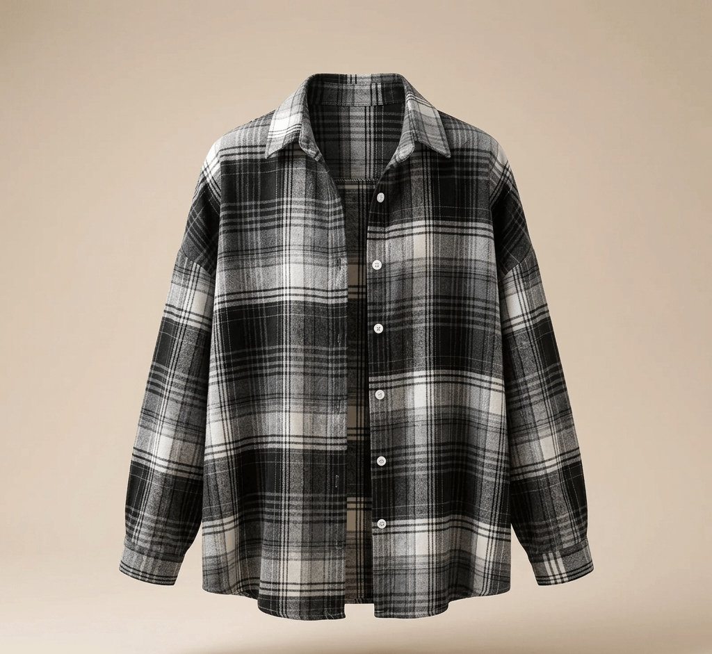 Classic Plaid Flannel Shirtp