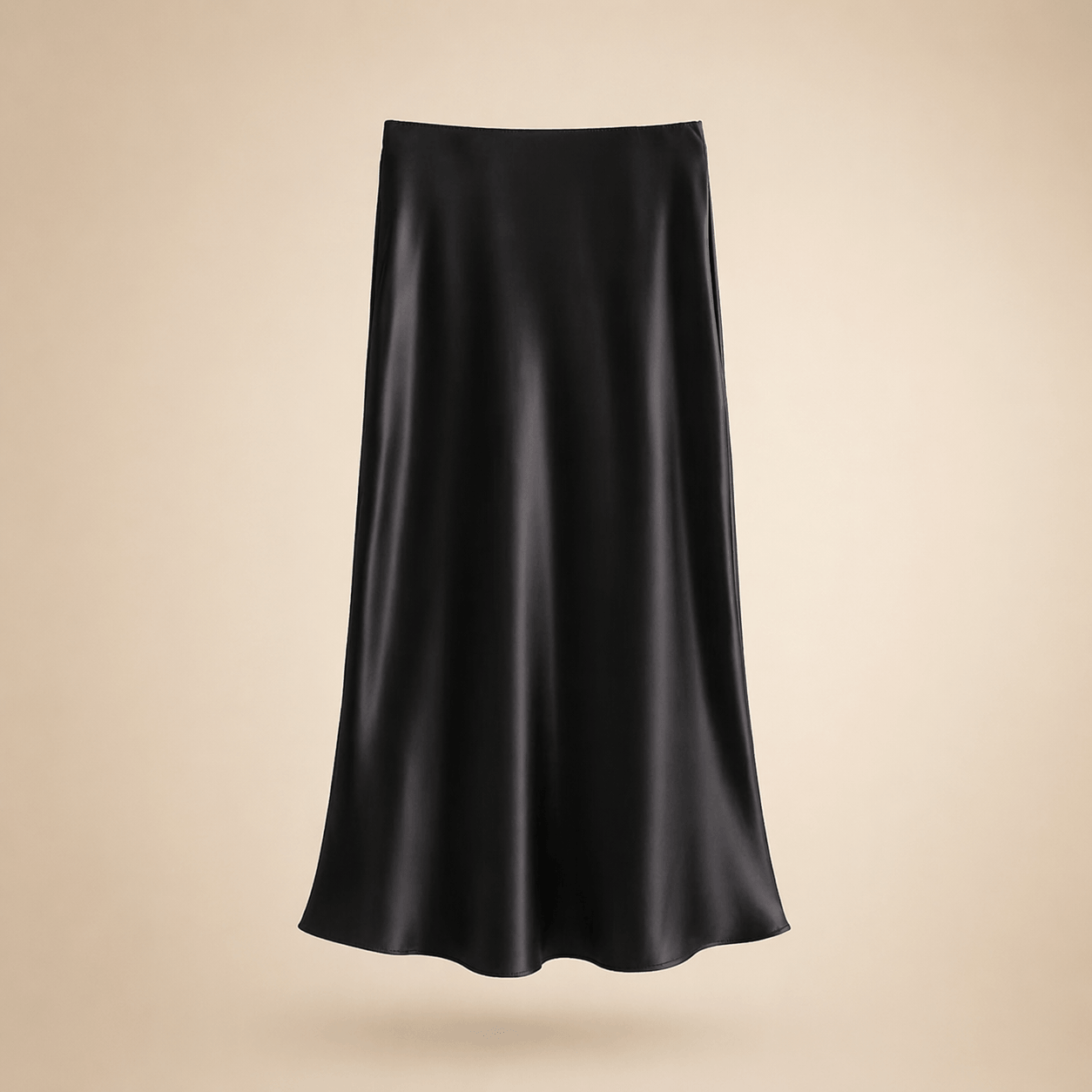 Classic Fluid Satin Skirt