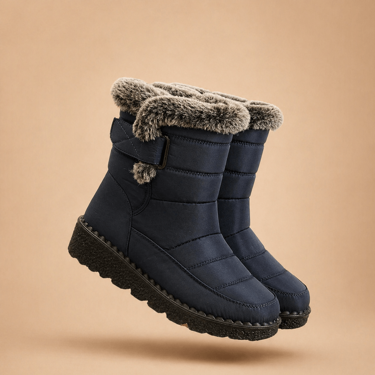 Fur-Lined Waterproof Boots
