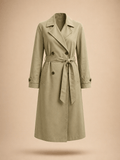 Belted Double-Breasted Trench