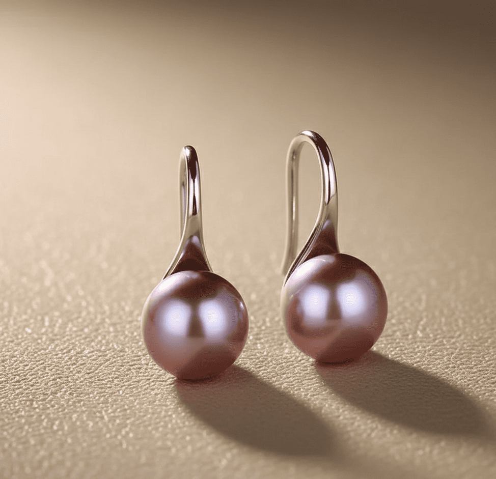 Black Freshwater Pearl Studs