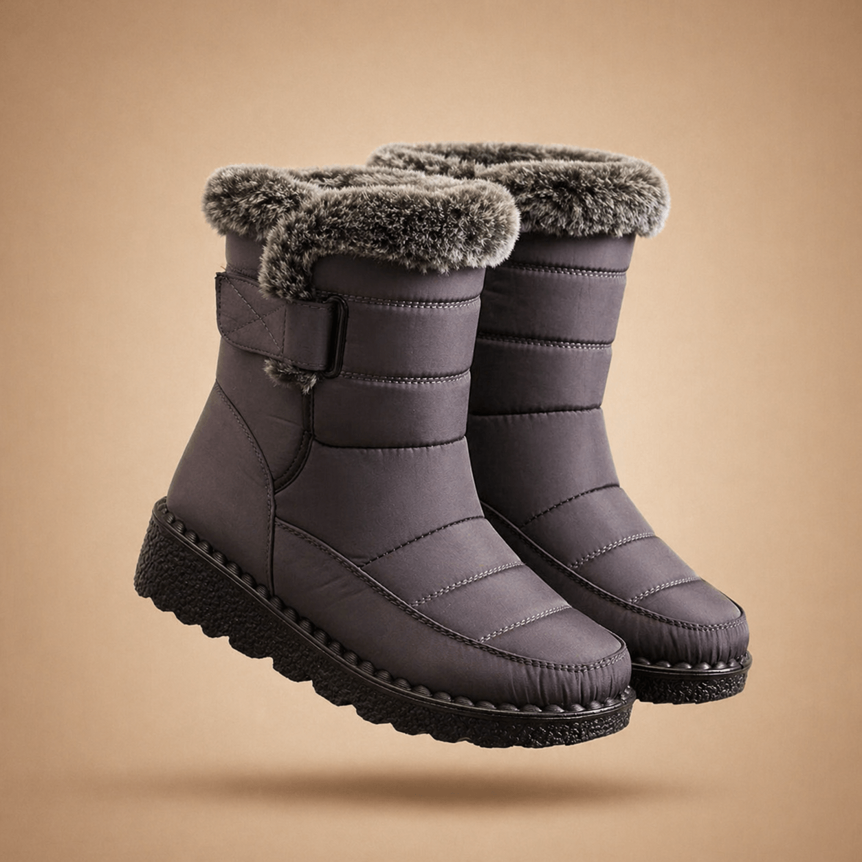 Fur-Lined Waterproof Boots