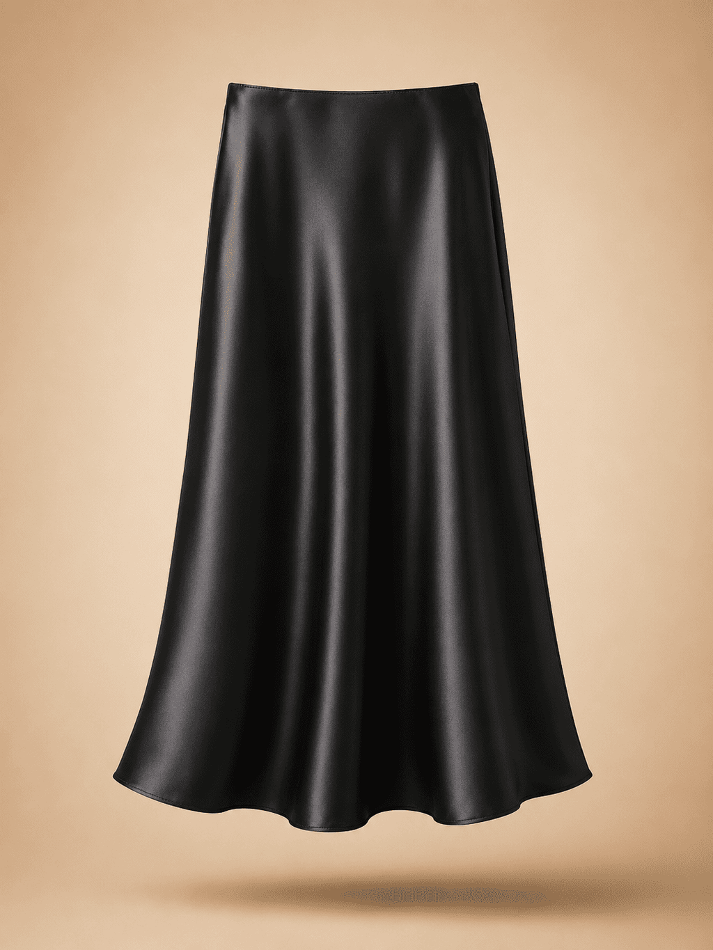 Classic Fluid Satin Skirt