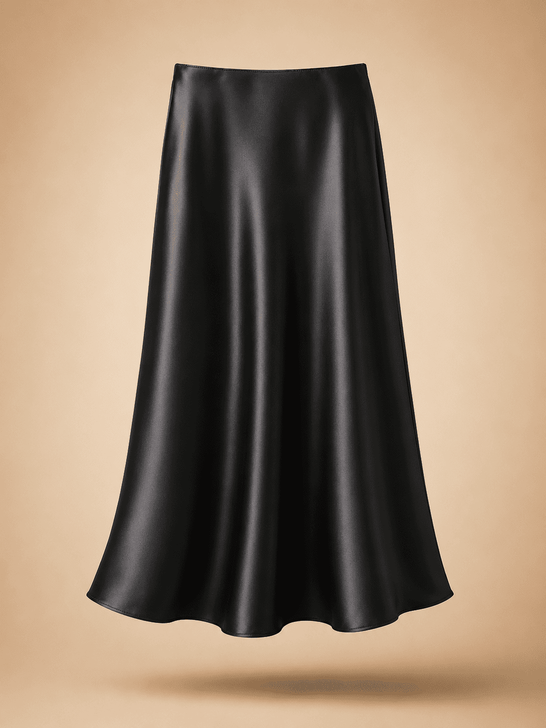 Classic Fluid Satin Skirt