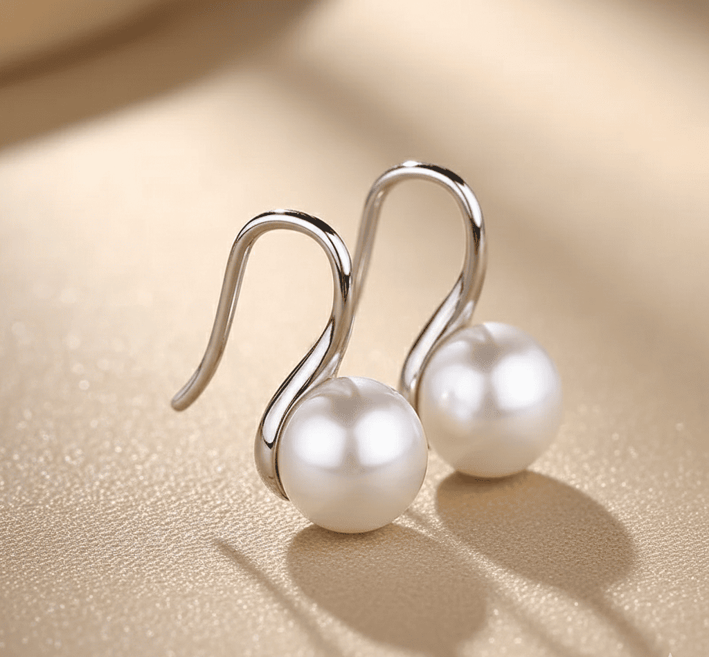 Black Freshwater Pearl Studs