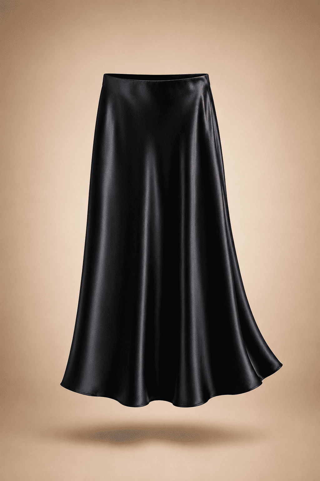 Classic Fluid Satin Skirt