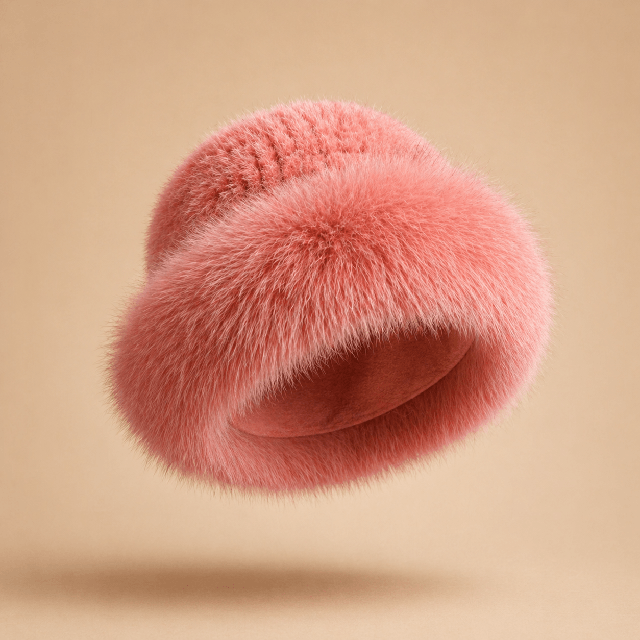 Knitted Mink & Fox Fur Beanie