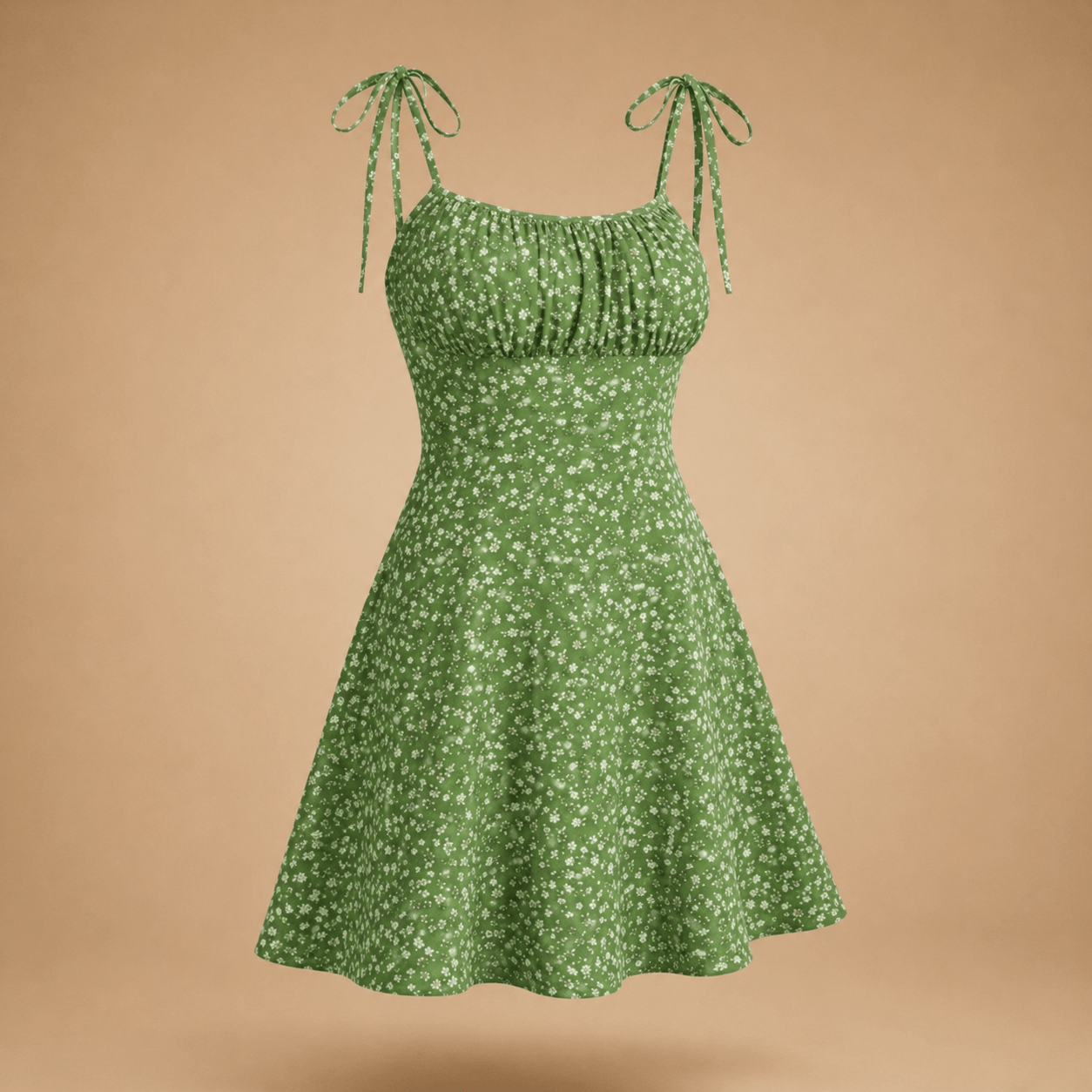 Tropical Print Beach Dress