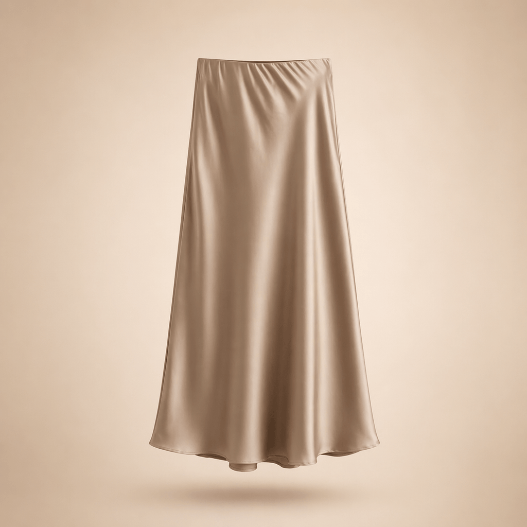 Classic Fluid Satin Skirt