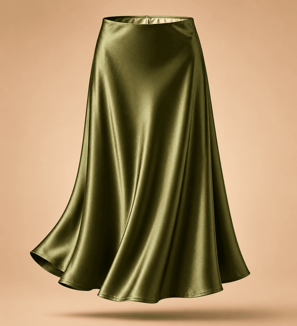 Classic Fluid Satin Skirt