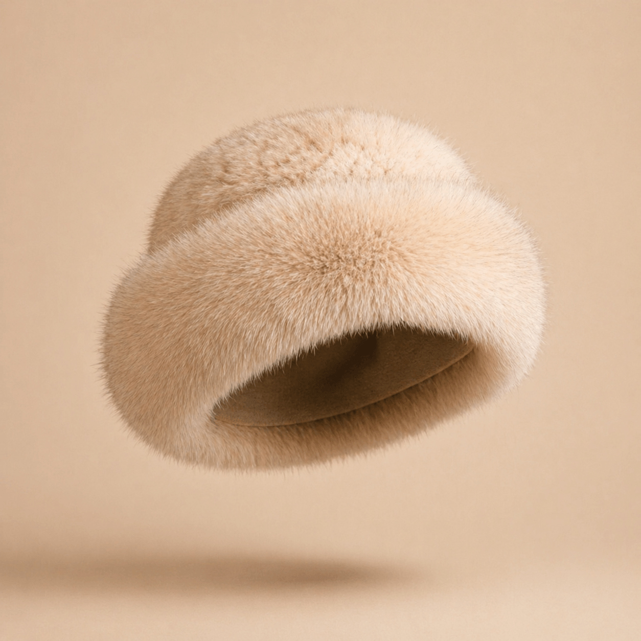 Knitted Mink & Fox Fur Beanie