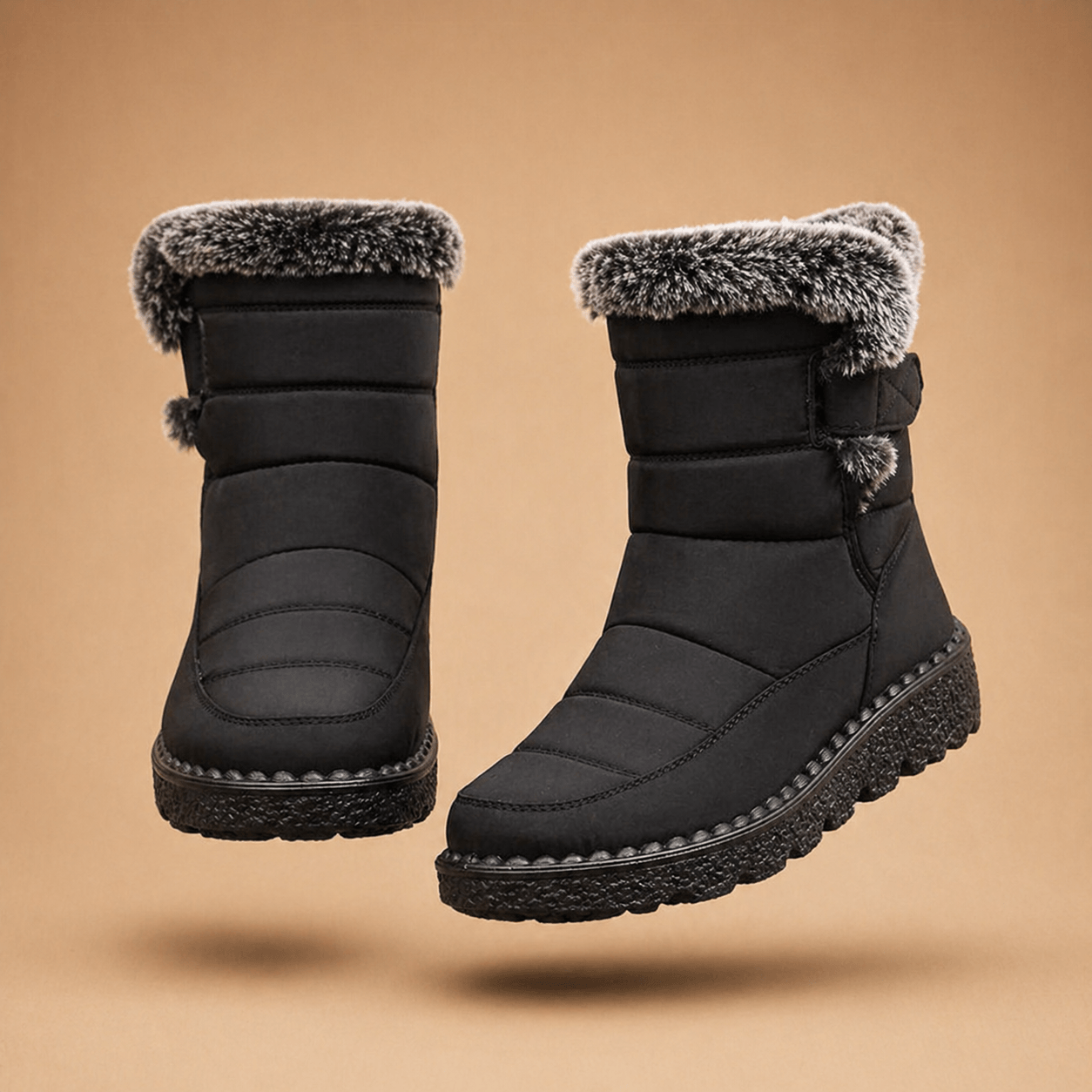 Fur-Lined Waterproof Boots