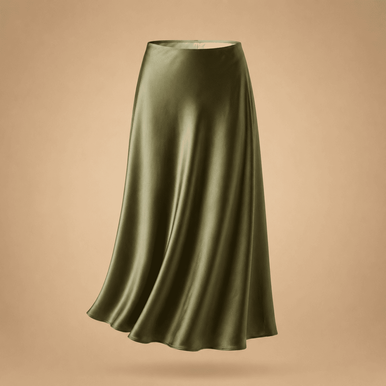 Classic Fluid Satin Skirt