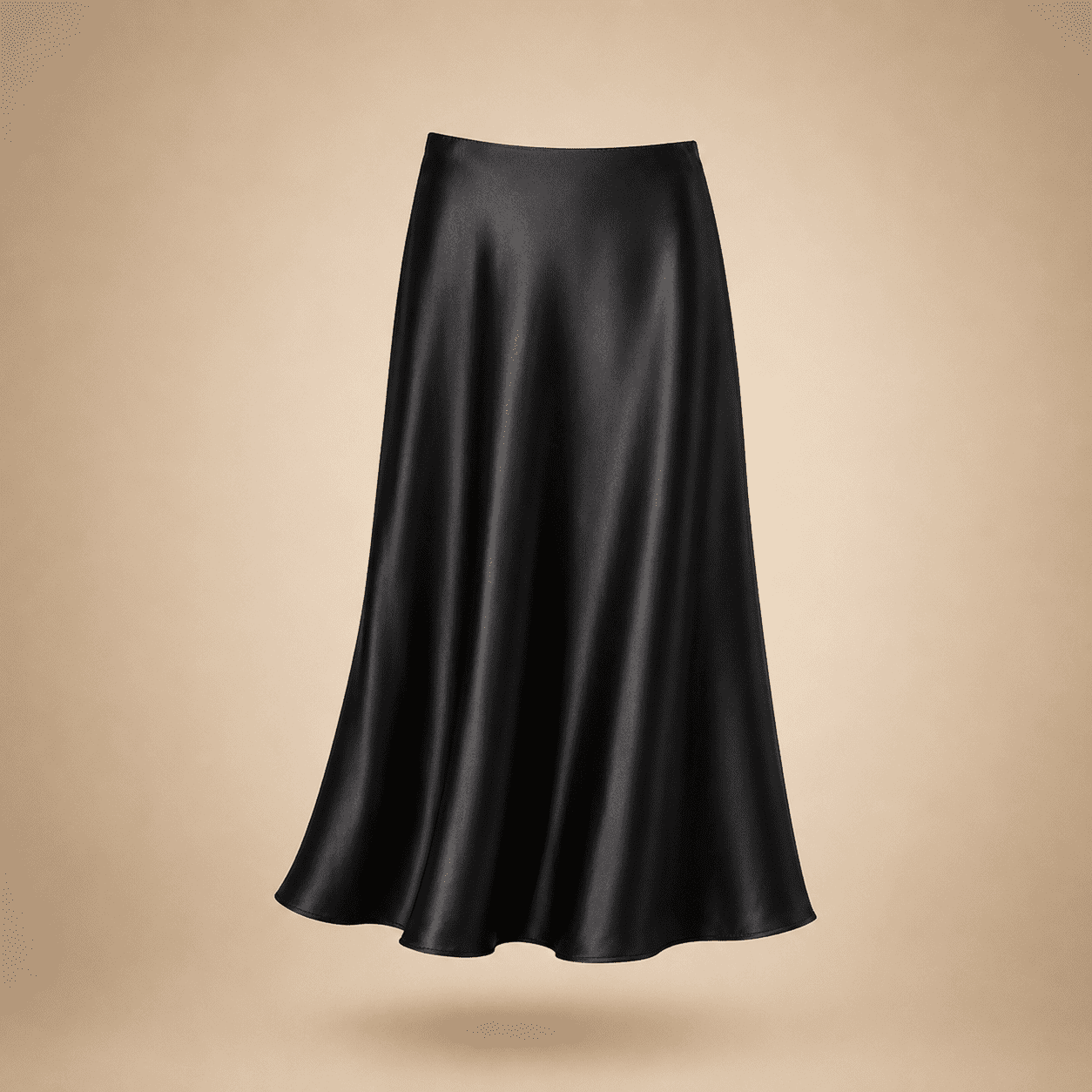 Classic Fluid Satin Skirt
